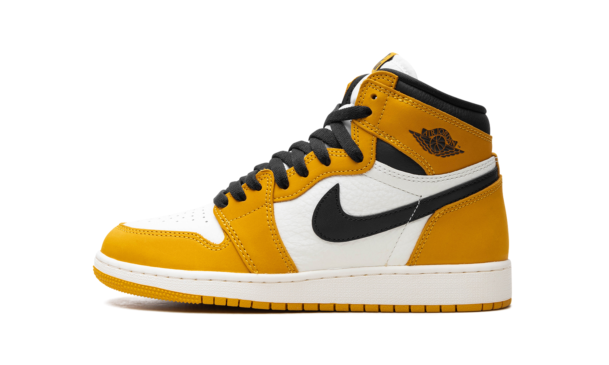 Air Jordan 1 Retro High OG GS Yellow Ochre / Black FD1437 701
