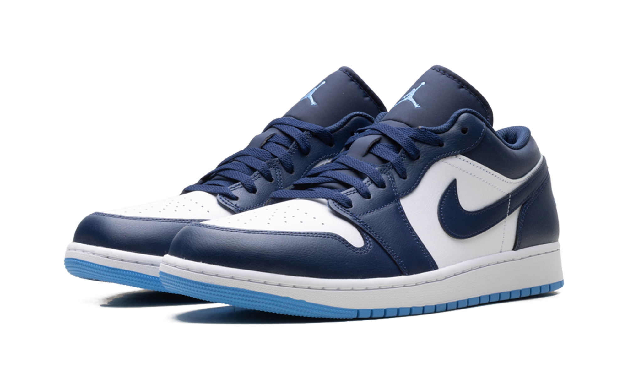 Air Jordan 1 Low Midnight Navy / University Blue 553558 404