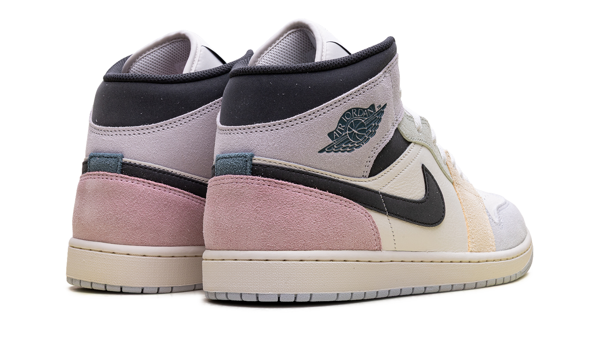 Air Jordan 1 Mid Sail / Anthracite-Jade Aura-Iced Jade IB7110 100