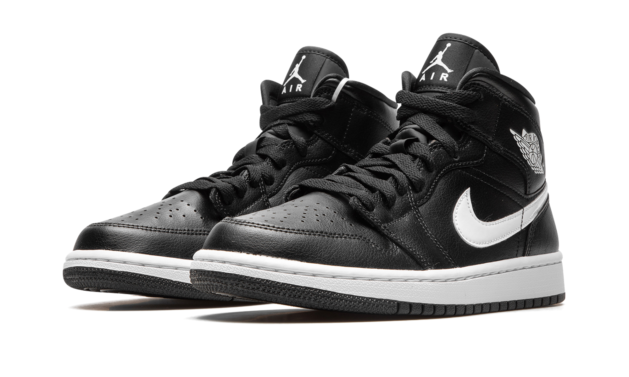 AIR JORDAN 1 MID WMNS Black / White DV0991 001