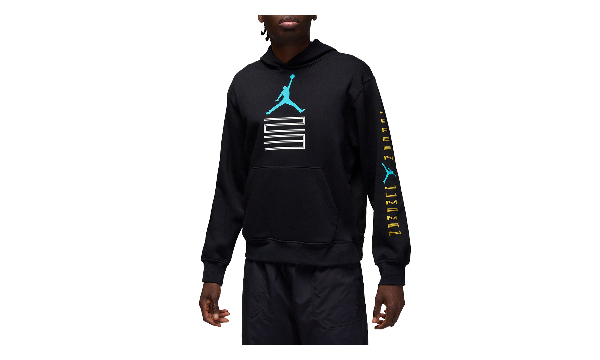 Jordan AJ11 Gamma Fleece Pullover Hoodie Black IQ6970 010