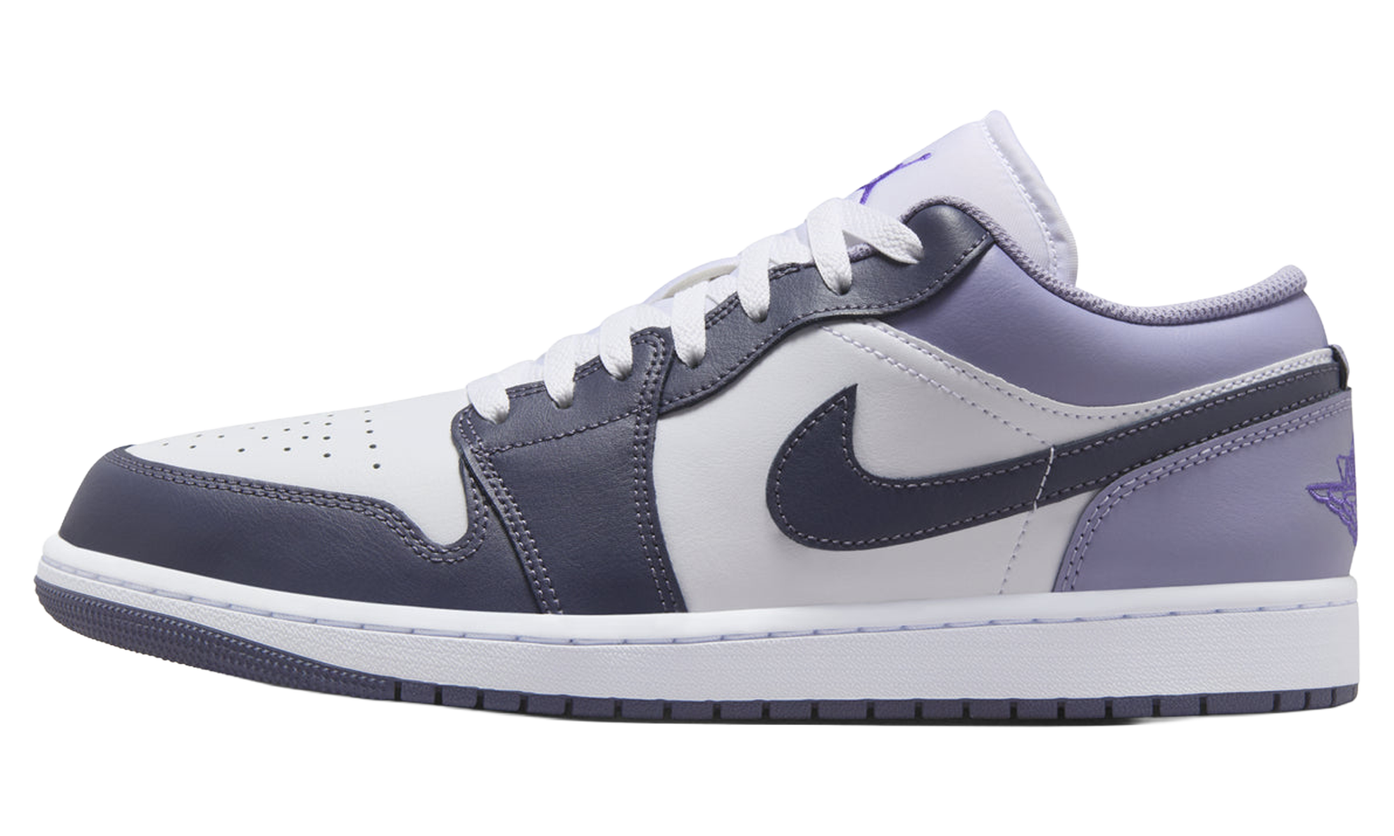 Jordan 1 Low White Indigo Haze 553558 145