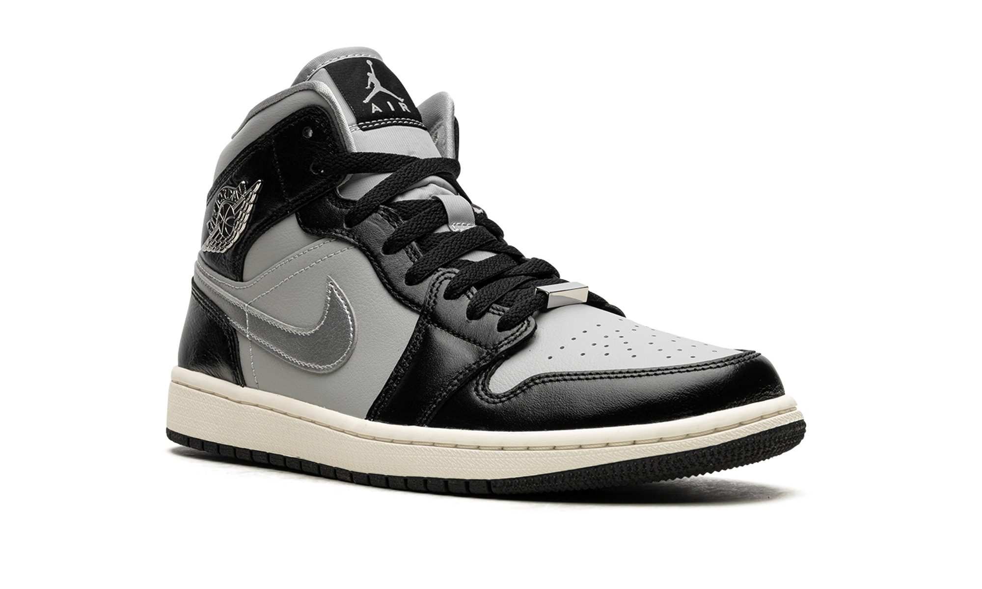 AIR JORDAN 1 MID SE WMNS Black Chrome FB9892 002