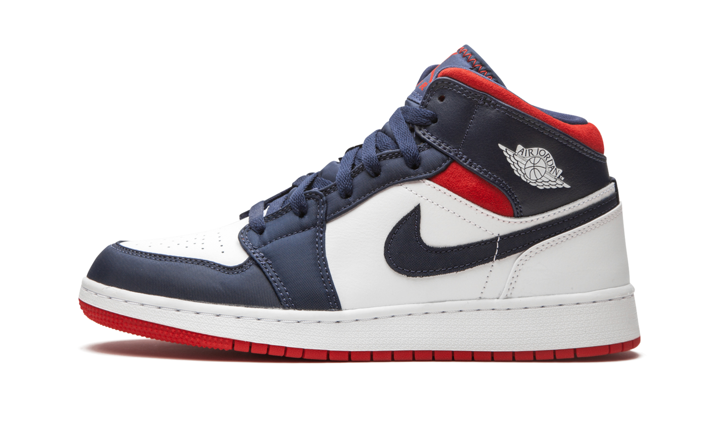 Air Jordan 1 Mid SE GS USA BQ6931 104