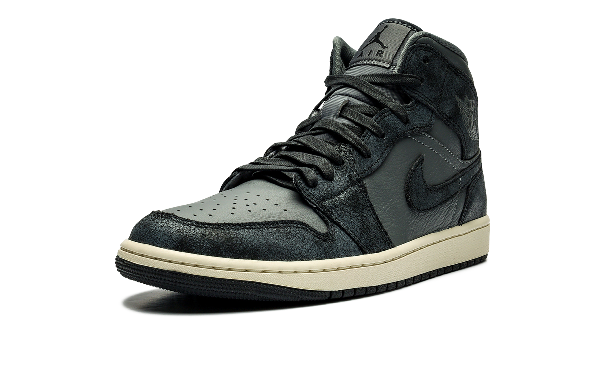 AIR JORDAN 1 MID WMNS DISTRESSED SMOKE GREY FJ3448 001