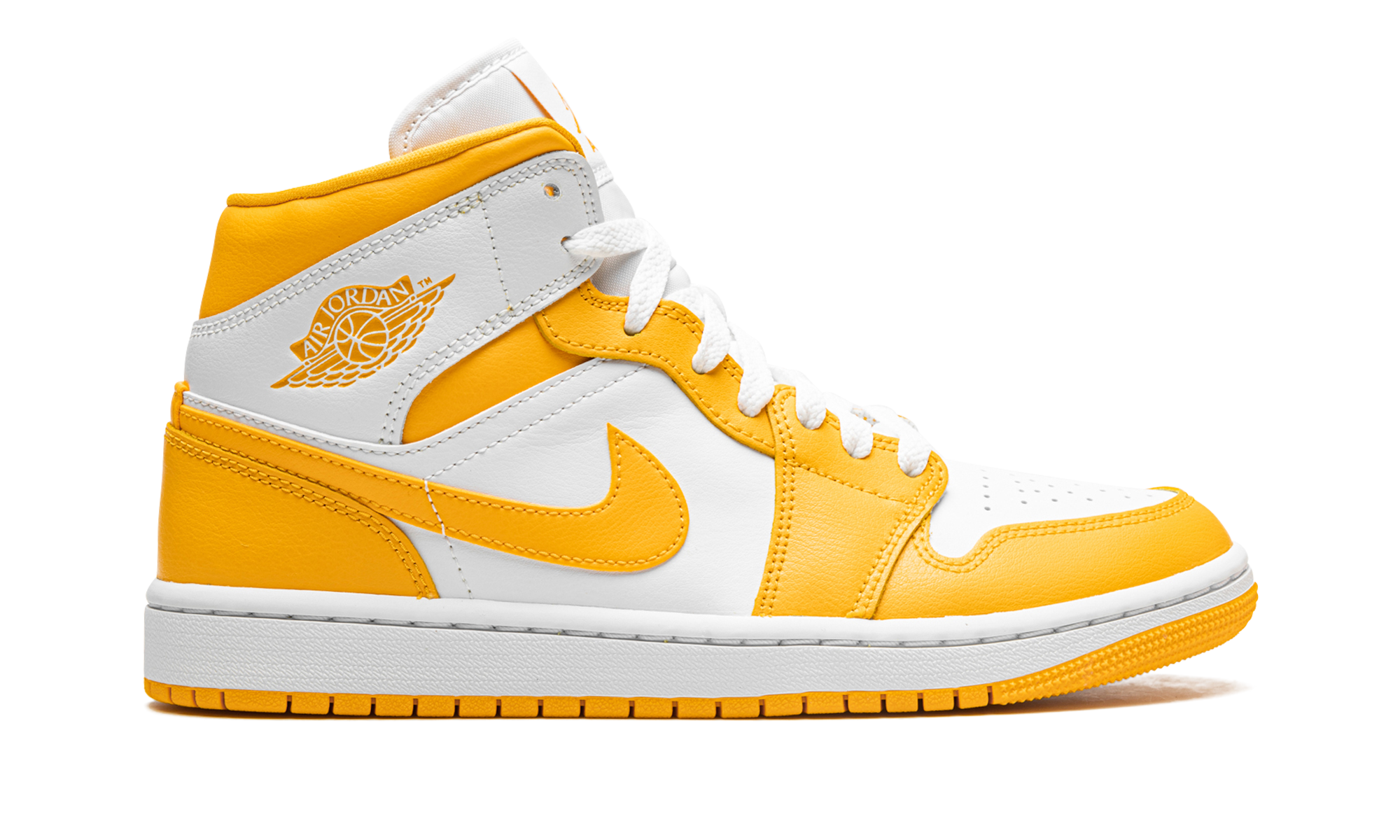 JORDAN 1 MID WMNS White / University Gold BQ6472 117