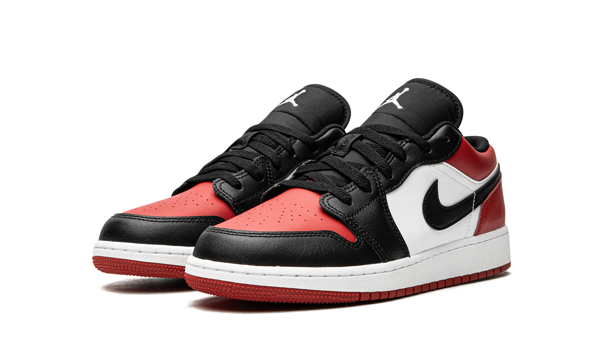Air Jordan 1 Low GS Bred Toe 553560 612