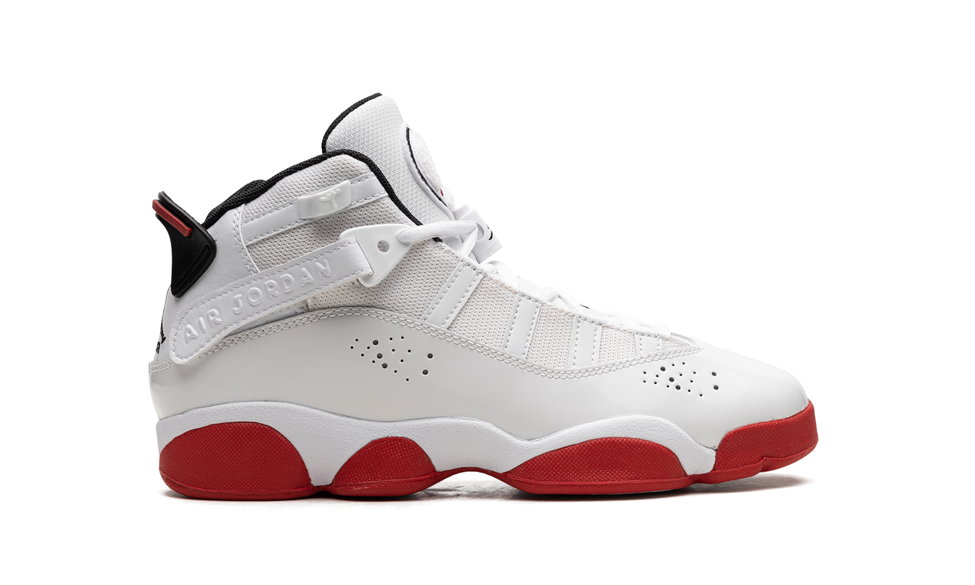 Jordan 6 Rings GS White University Red 323419 160