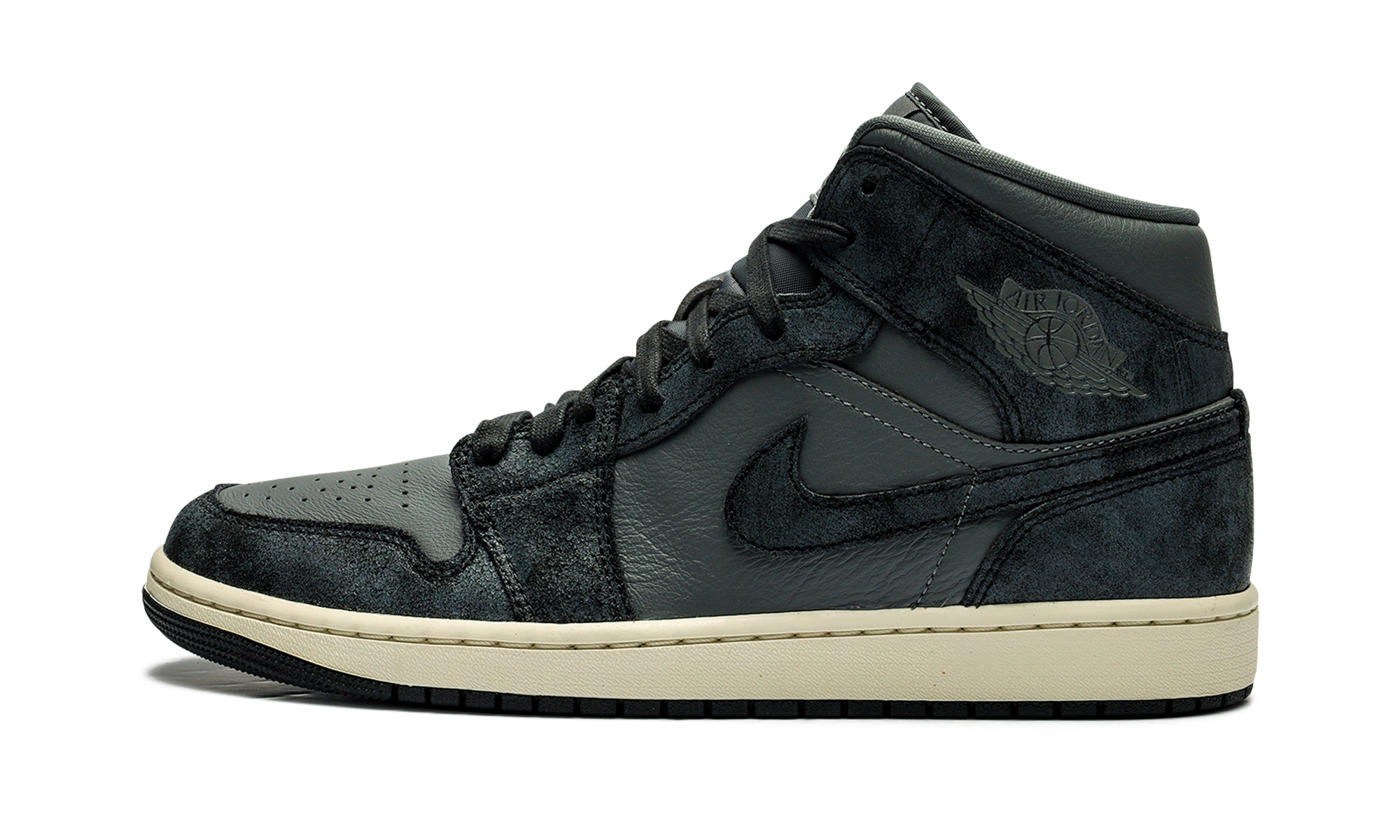 AIR JORDAN 1 MID WMNS DISTRESSED SMOKE GREY FJ3448 001