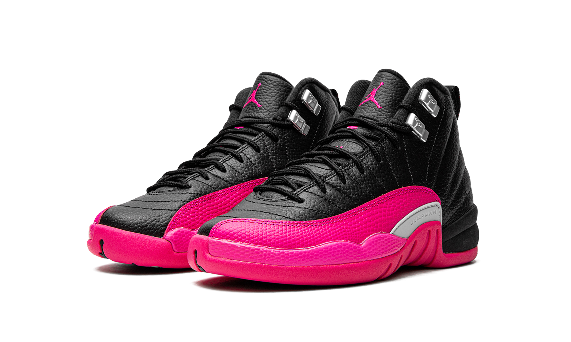 Air Jordan 12 Retro GS Black Pink 510815 026