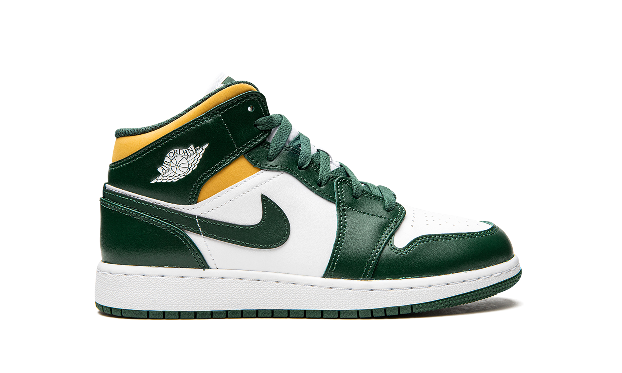 Air Jordan 1 Mid GS Sonics 554725 371