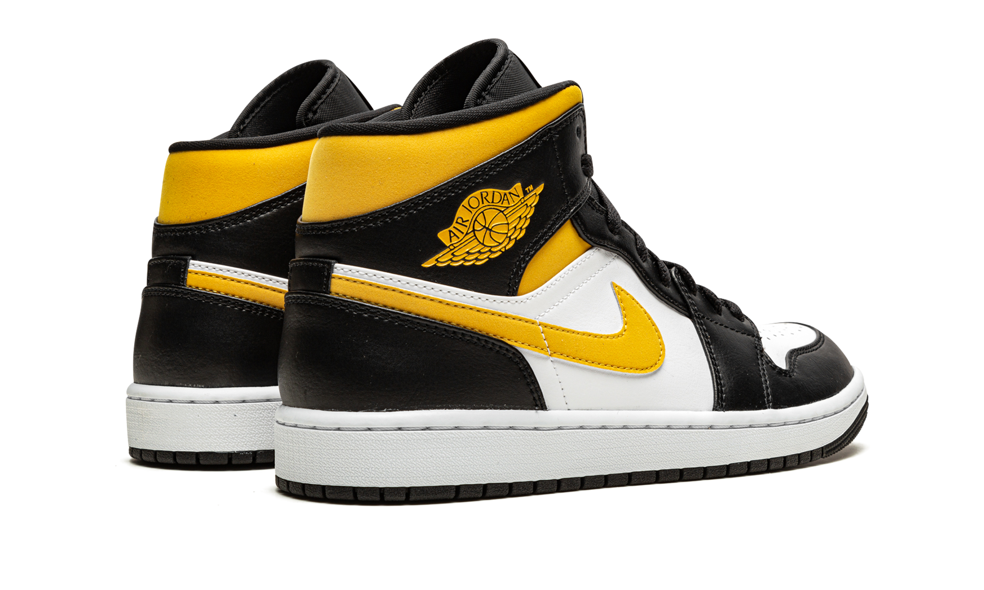Air Jordan 1 Mid White / Pollen / Black 554724 177