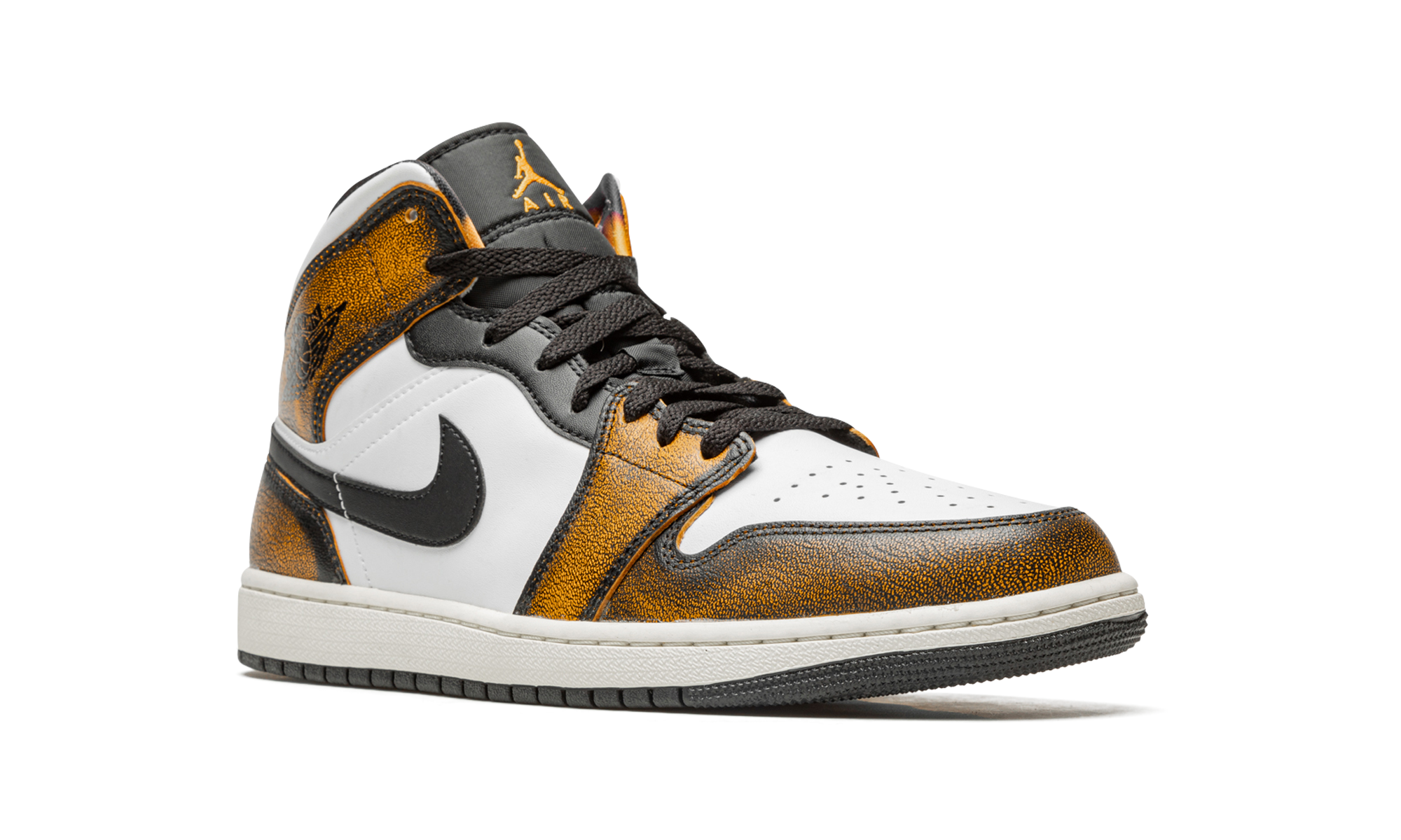 Air Jordan 1 Mid SE Orange Wear Away DQ8417 071