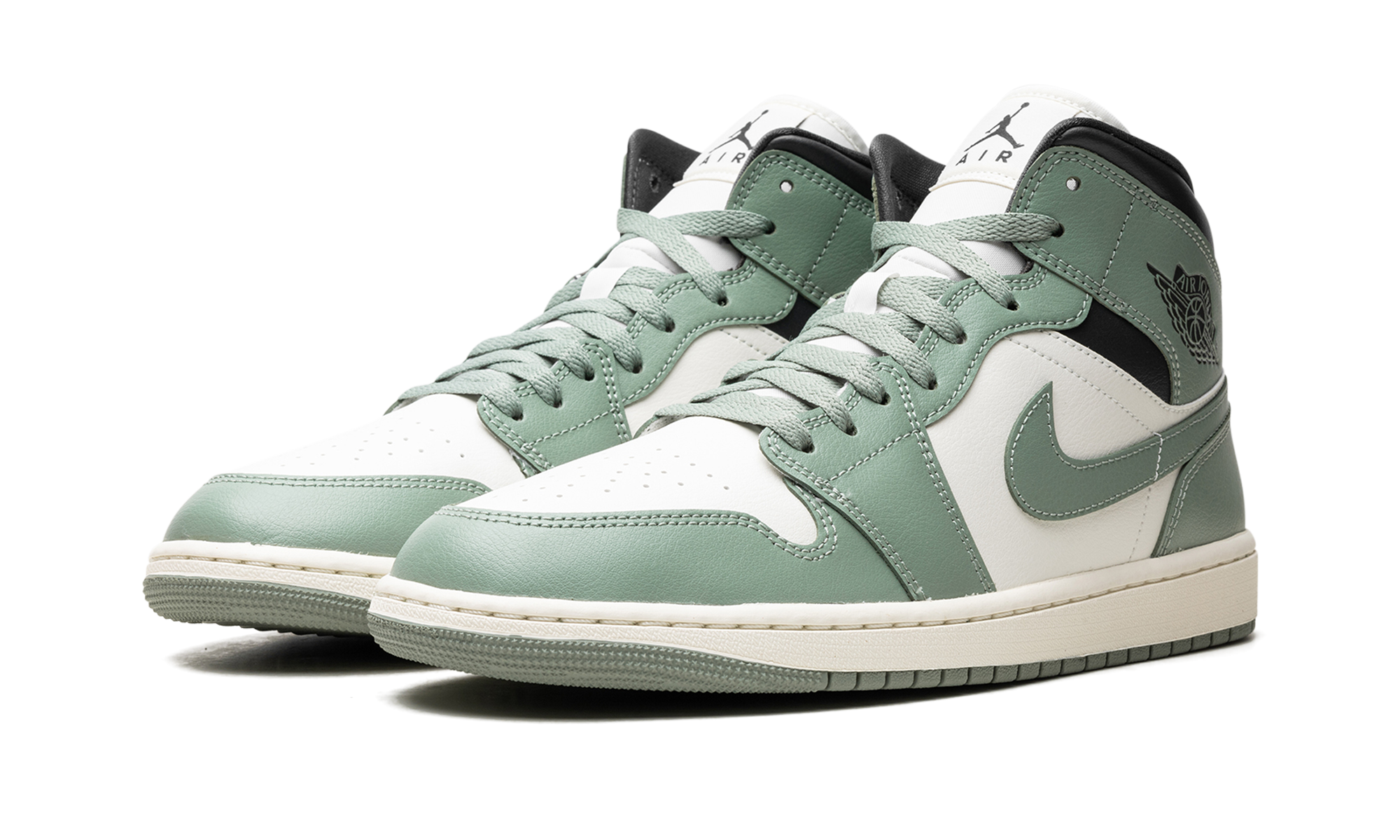 AIR JORDAN 1 MID WMNS JADE SMOKE BQ6472 130