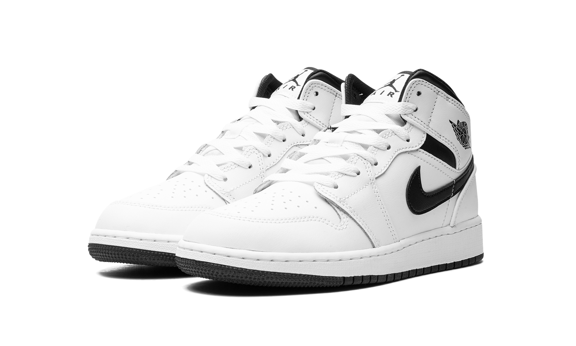 Air Jordan 1 Mid GS White/Black DQ8423 132
