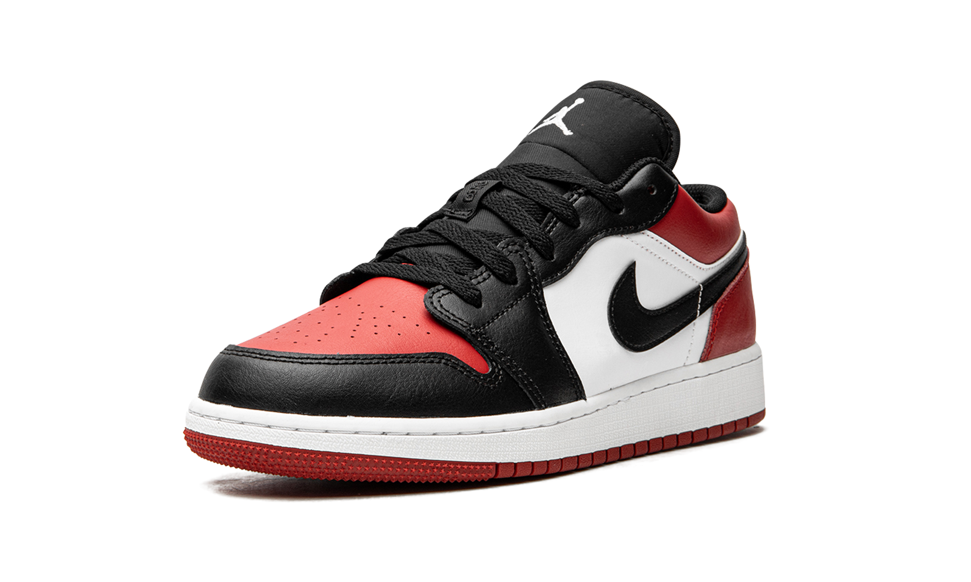 Air Jordan 1 Low GS Bred Toe 553560 612