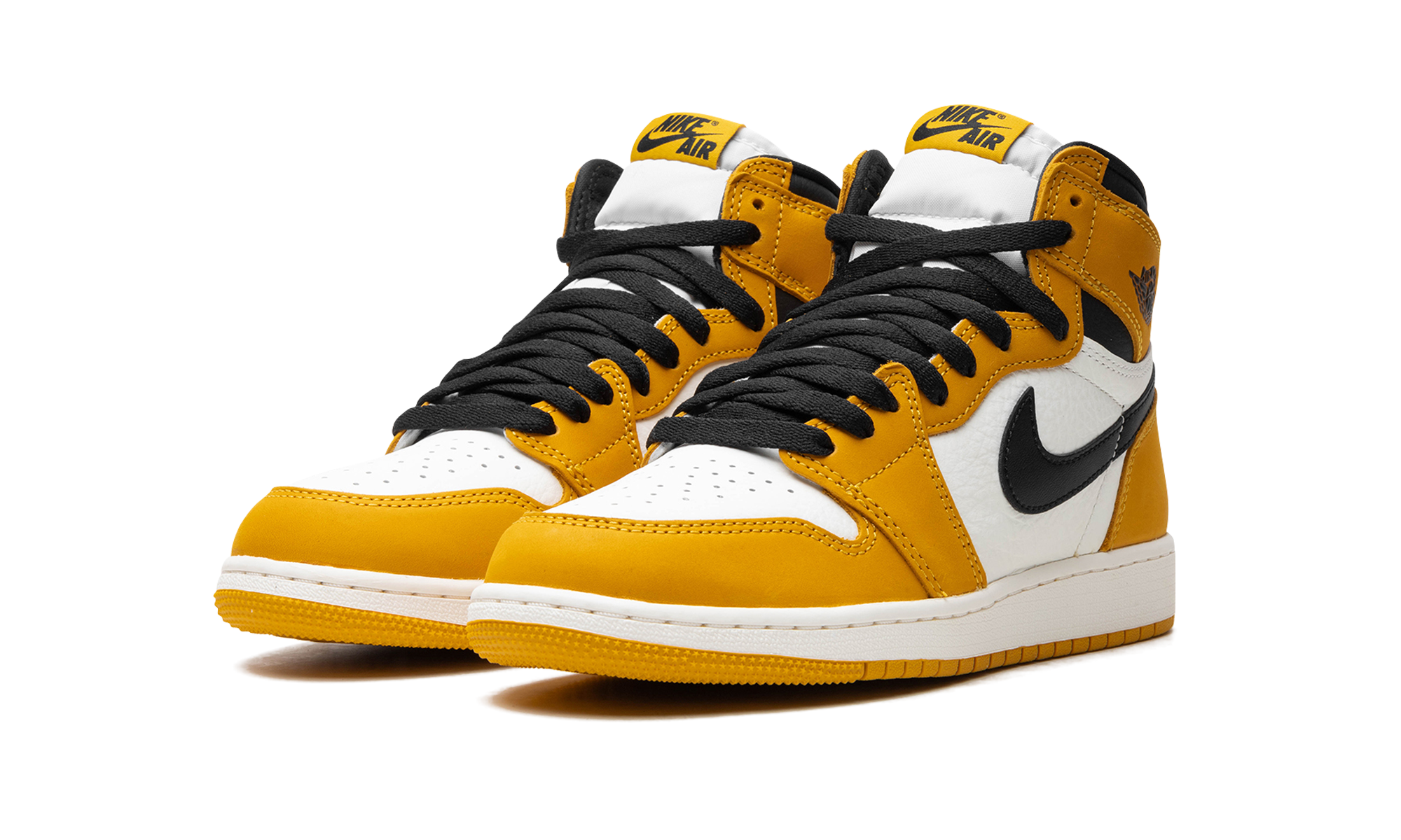 Air Jordan 1 Retro High OG GS Yellow Ochre / Black FD1437 701