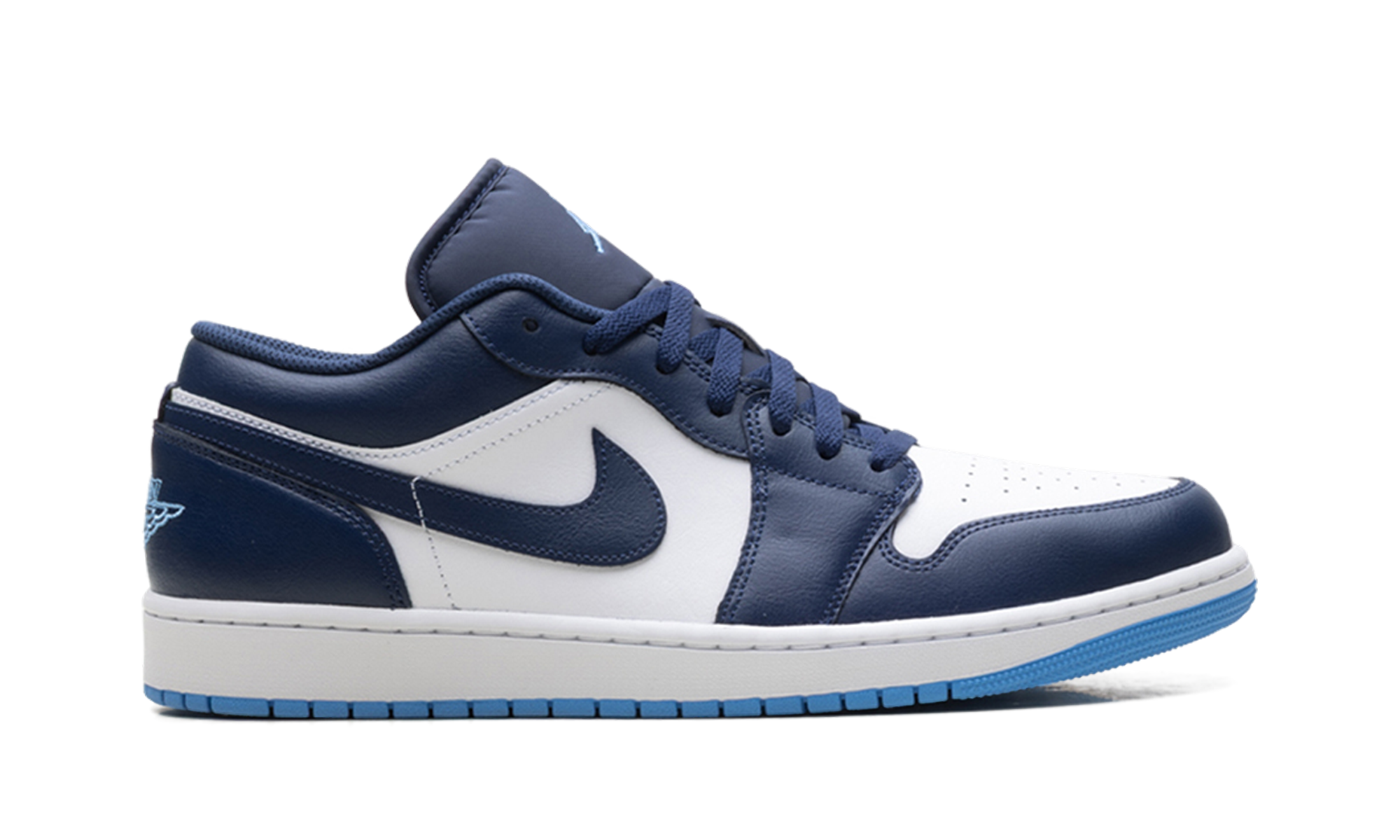 Air Jordan 1 Low Midnight Navy / University Blue 553558 404