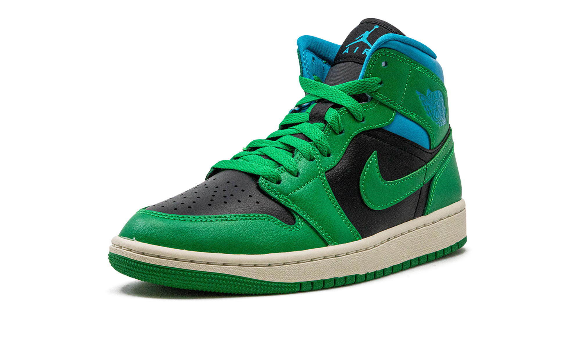 AIR JORDAN 1 MID WMNS Lucky Green Aquatone BQ6472 033