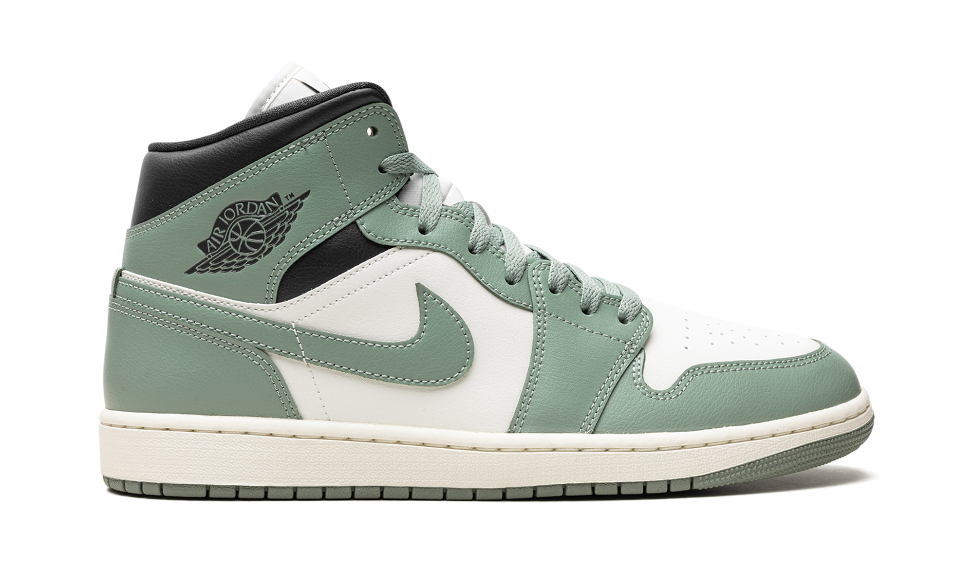 AIR JORDAN 1 MID WMNS JADE SMOKE BQ6472 130