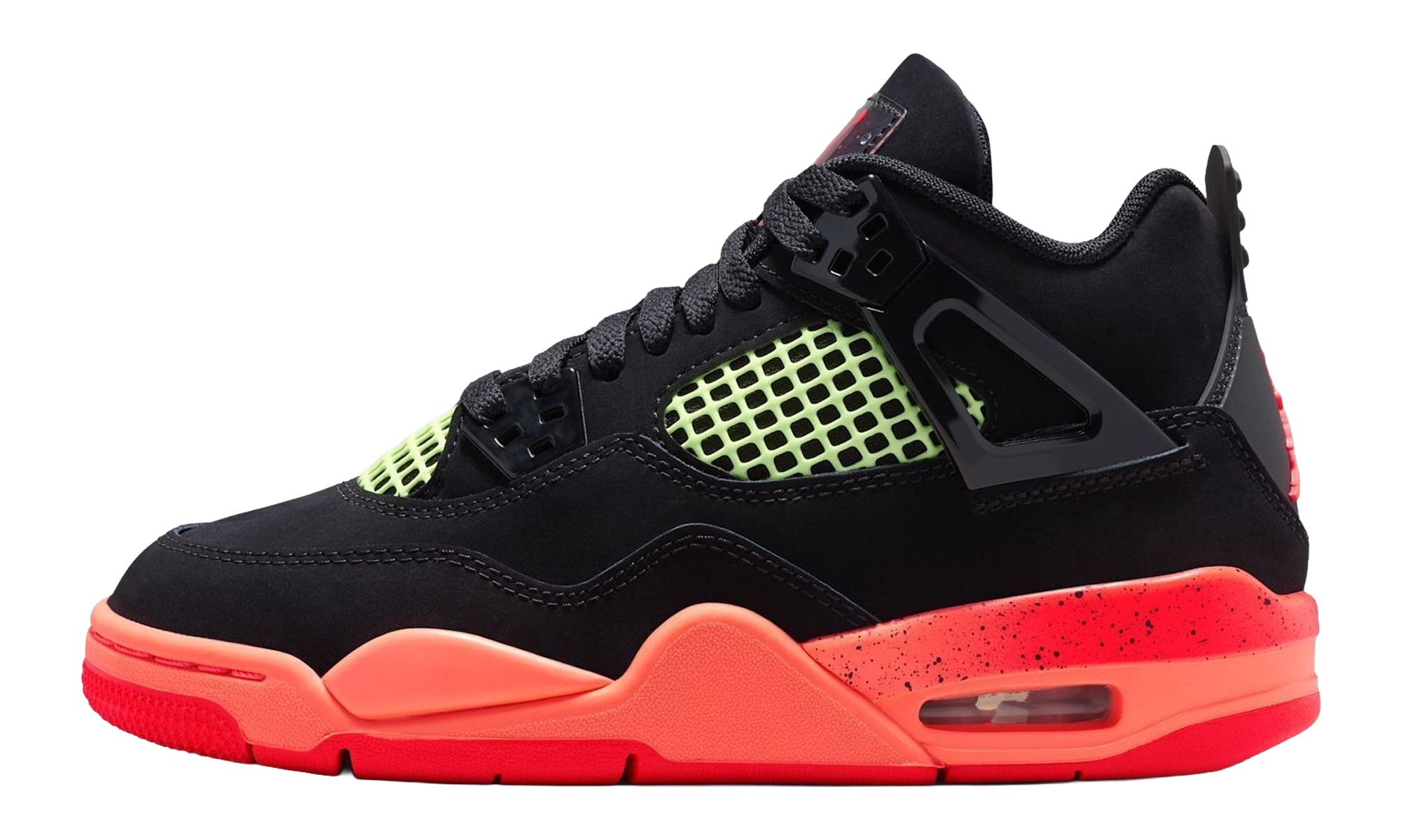 Air Jordan 4 Retro GS Black Infrared Barely Volt II1271 001
