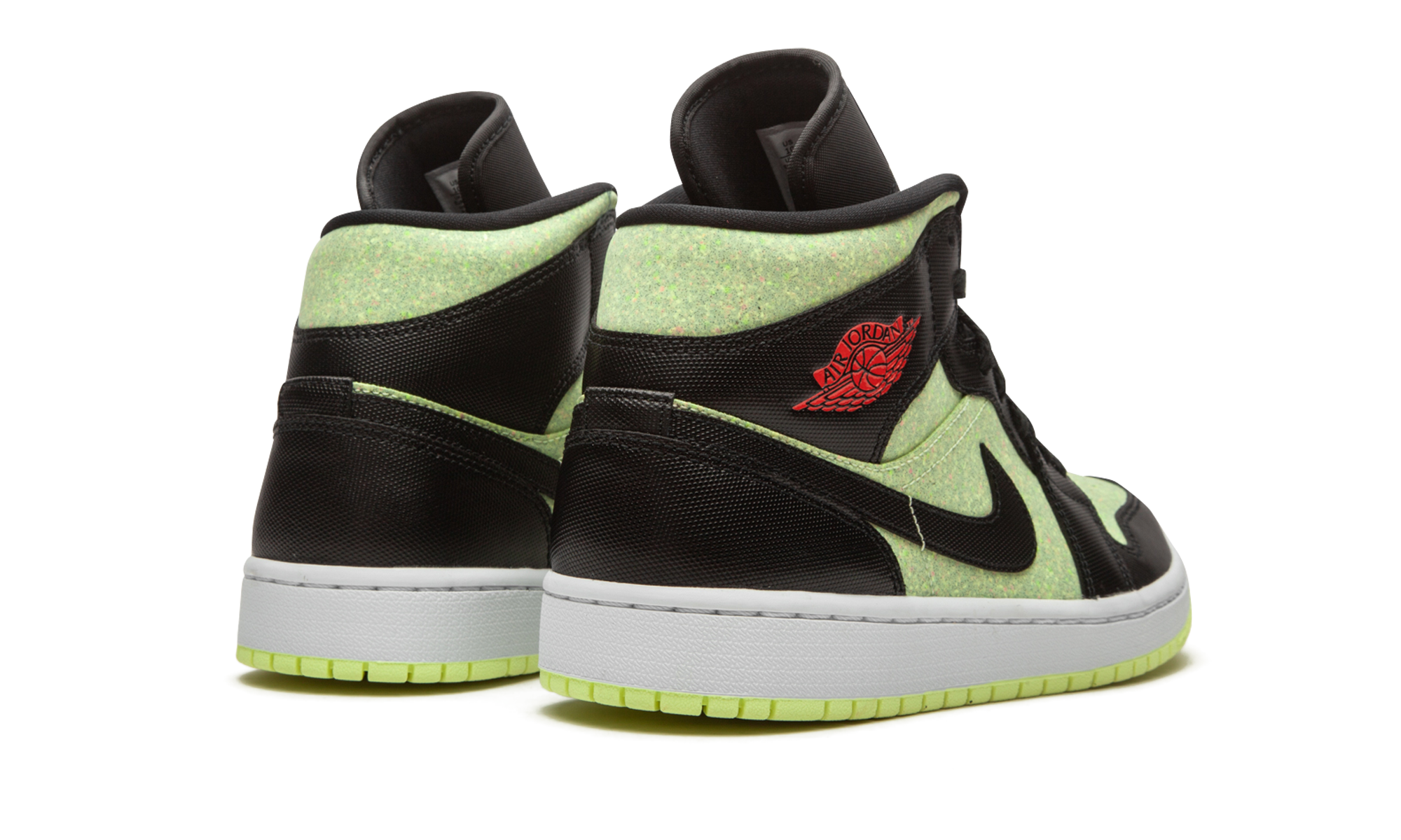 AIR JORDAN 1 MID SE WMNS Barely Volt / Chile Red CV5276 003