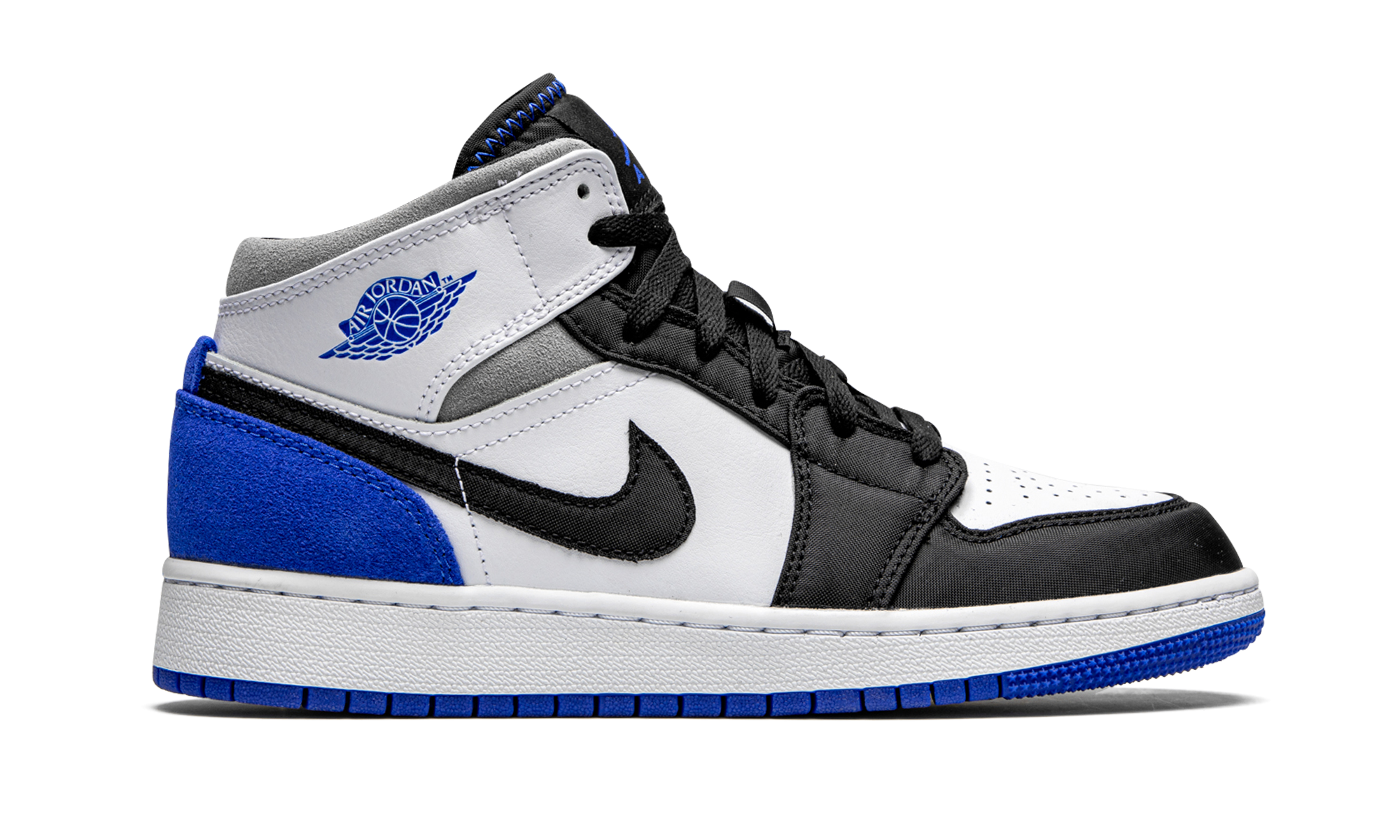 Air Jordan 1 Mid GS Royal White BQ6931 102