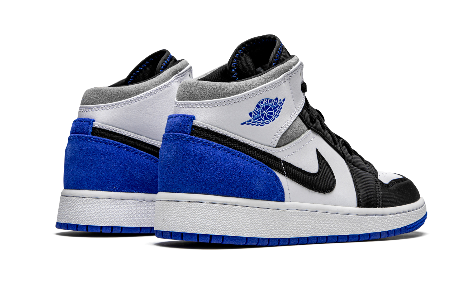 Air Jordan 1 Mid GS Royal White BQ6931 102