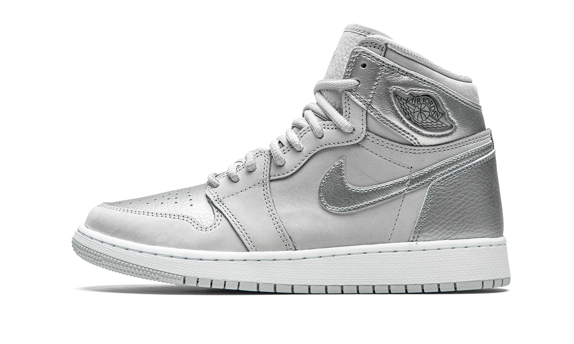 Air Jordan 1 High OG GS Co.JP - Metallic Silver 575441 029