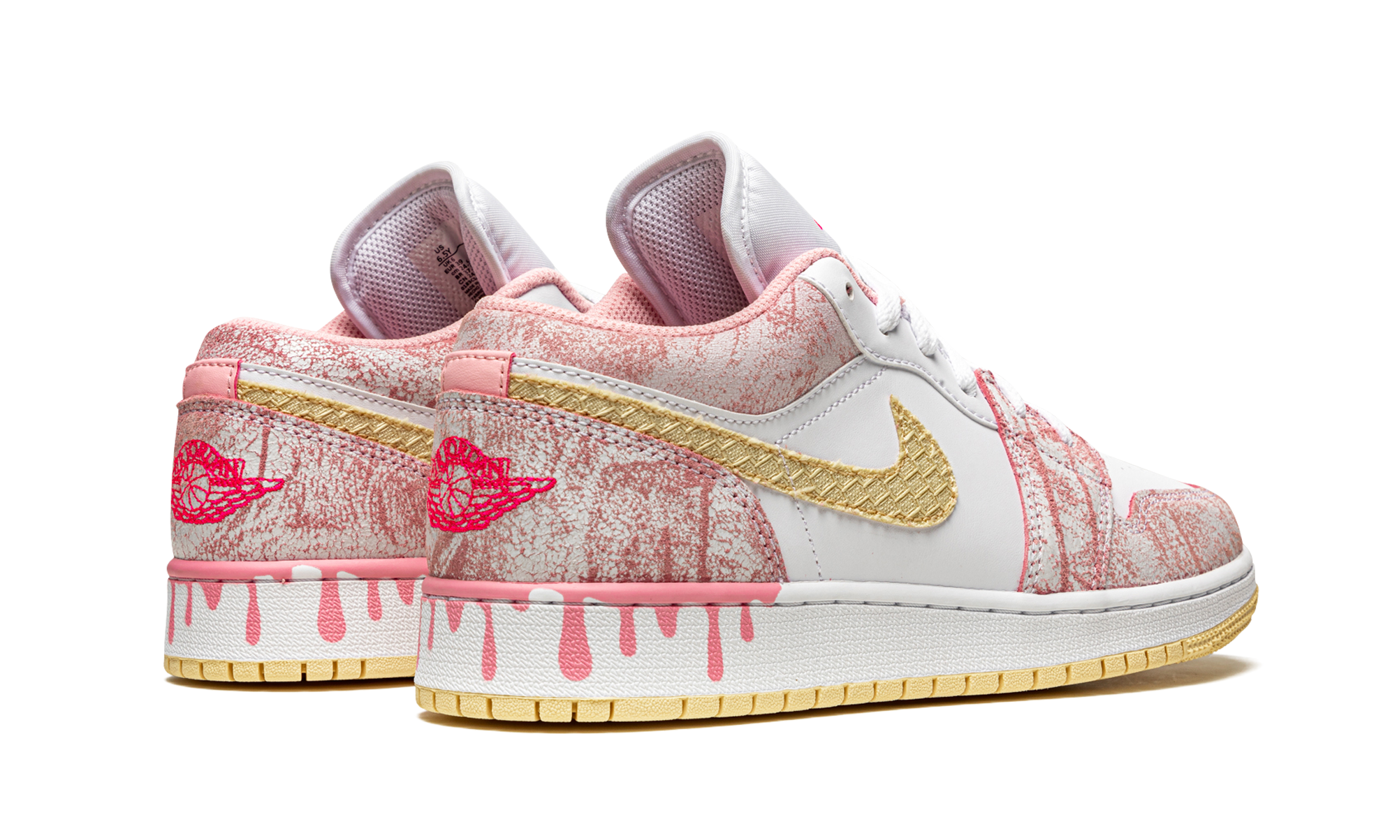 Air Jordan 1 Low SE GS Paint Drip CW7104 601