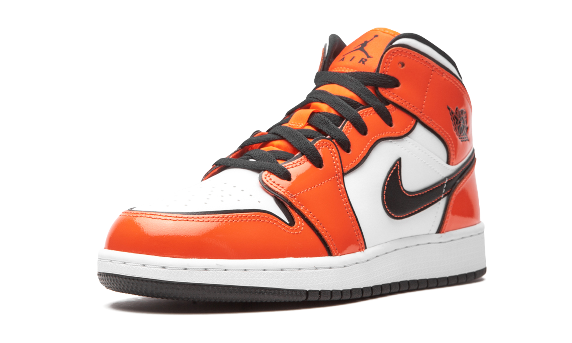 Air Jordan 1 Mid SE GS Turf Orange BQ6931 802