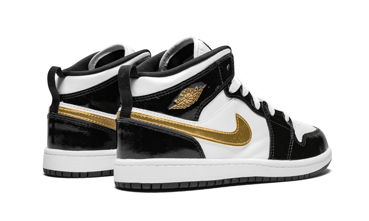 Jordan 1 MID SE PS Black/Gold BQ6932 007