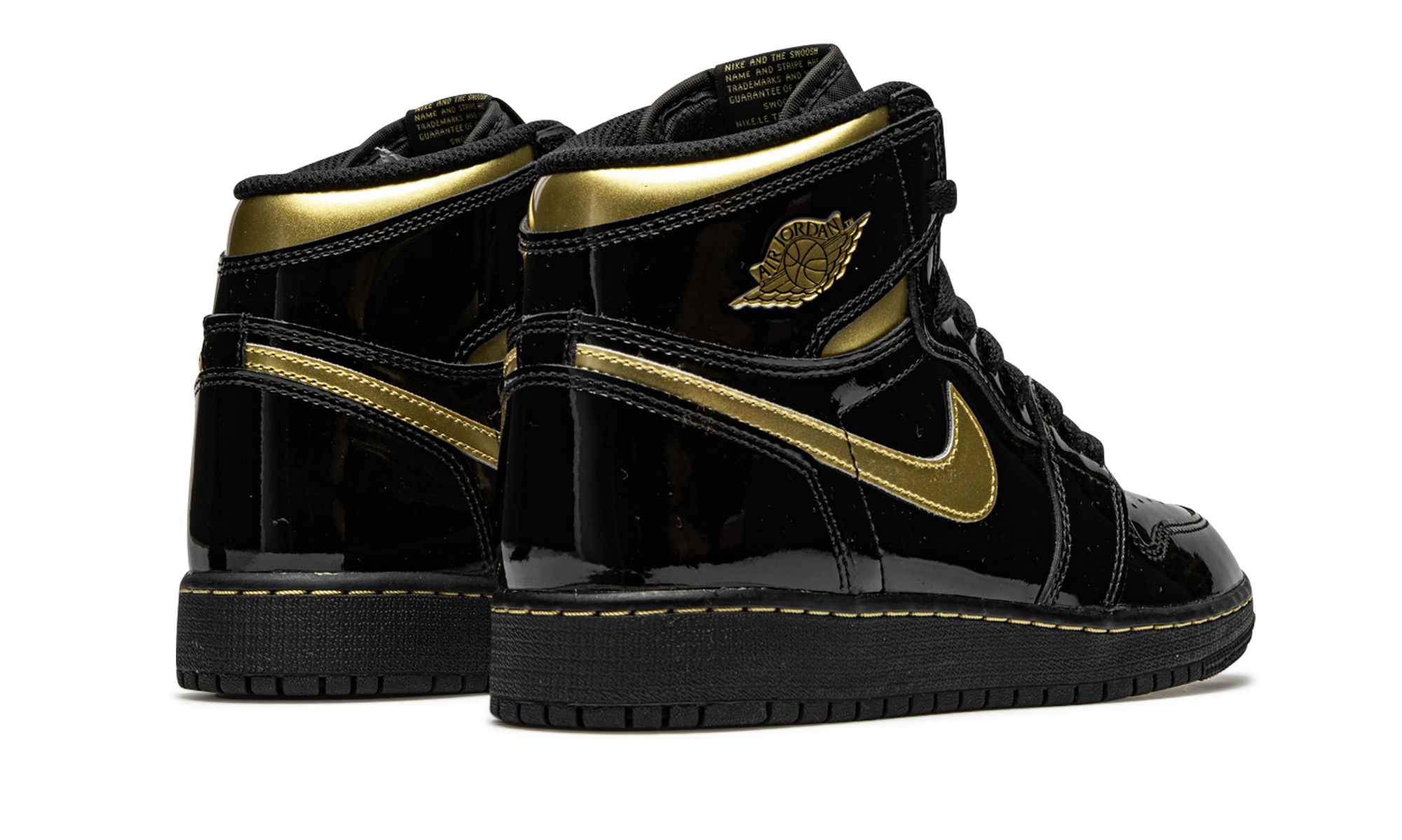 Air Jordan 1 Retro High OG GS Black Metallic Gold 575441 032