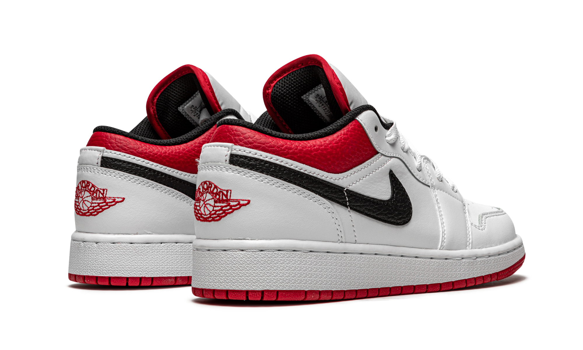 Air Jordan 1 Low GS White / Gym Red 553560 118