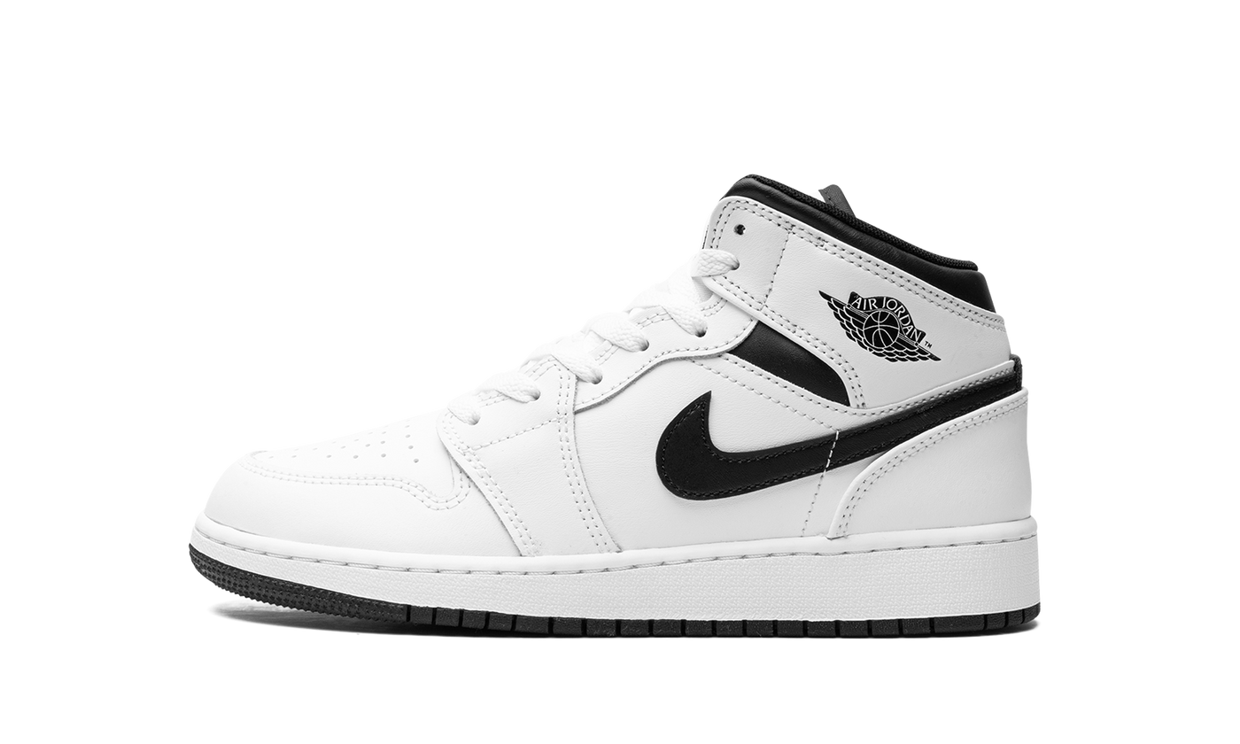 Air Jordan 1 Mid GS White/Black DQ8423 132