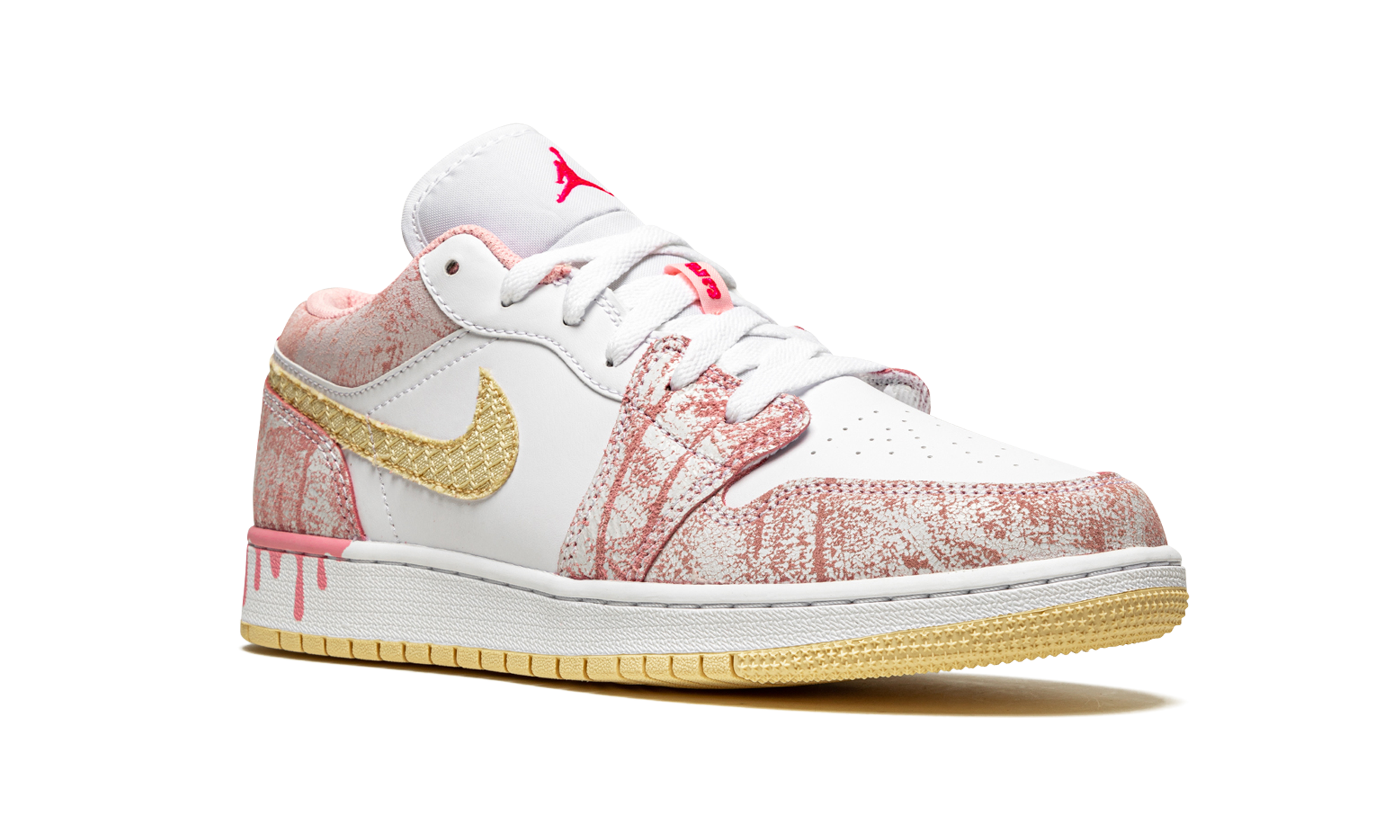 Air Jordan 1 Low SE GS Paint Drip CW7104 601
