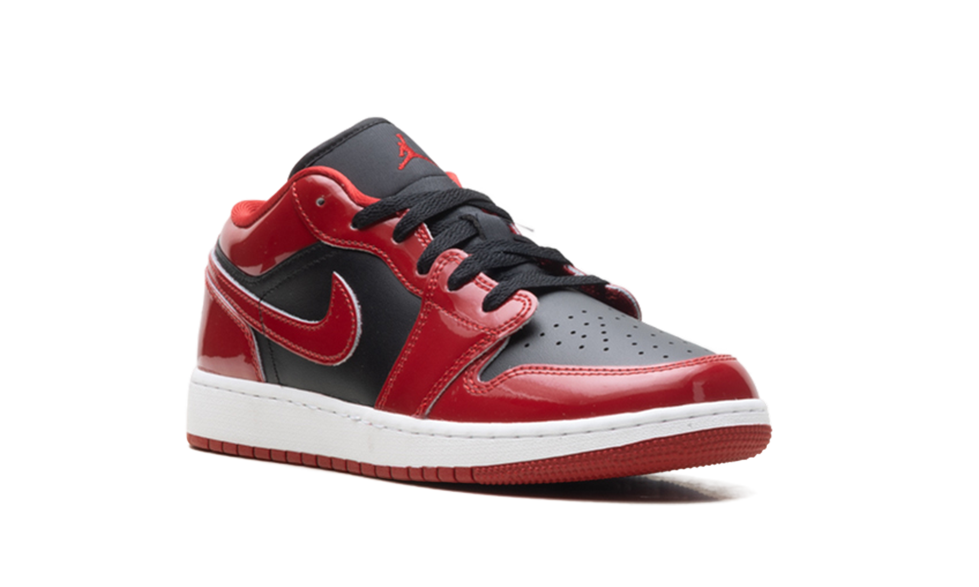 Air Jordan 1 Low SE GS Patent Bred HV4396 006