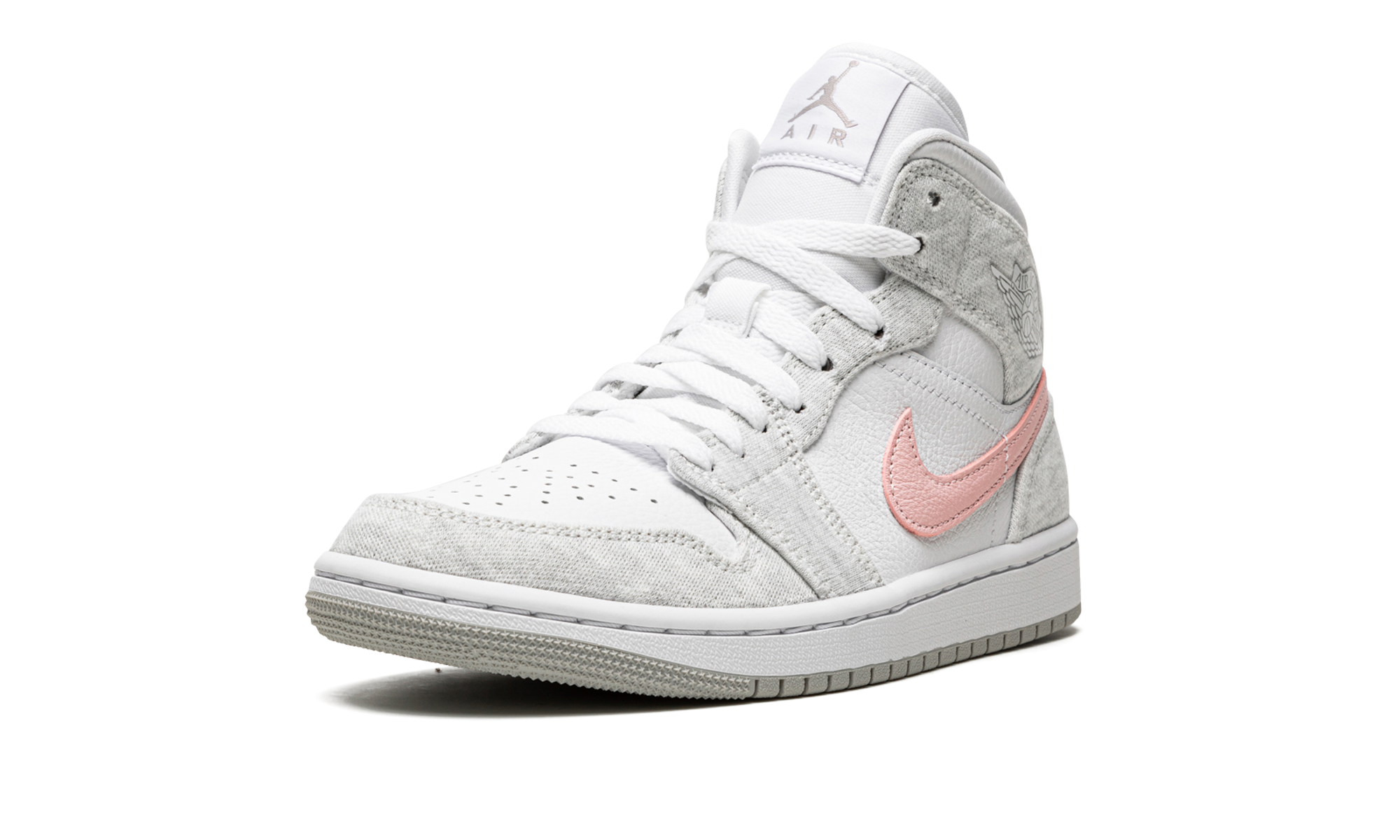 AIR JORDAN 1 MID SE WMNS Heather Grey / Pink DN4045 001