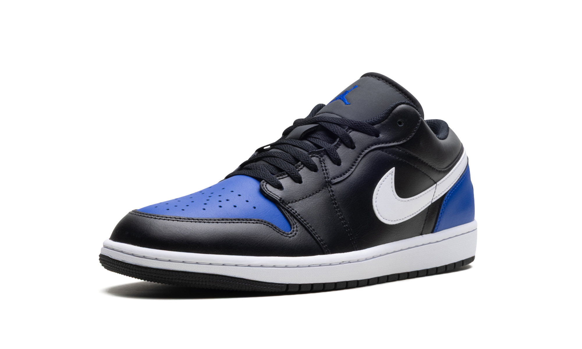 Jordan 1 Low Black Royal Toe 553558 042