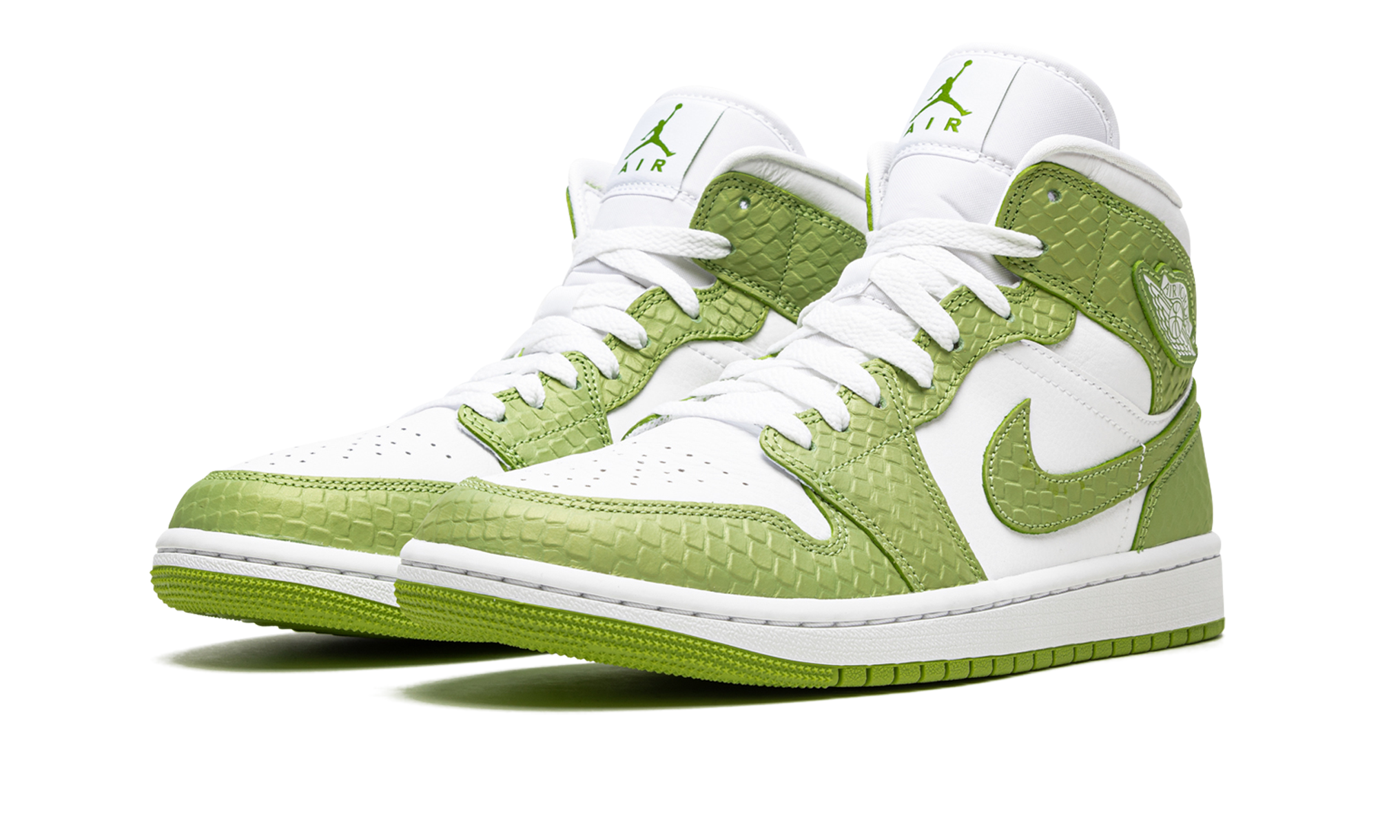 AIR JORDAN 1 MID SE WMNS Green Python DV2959 113