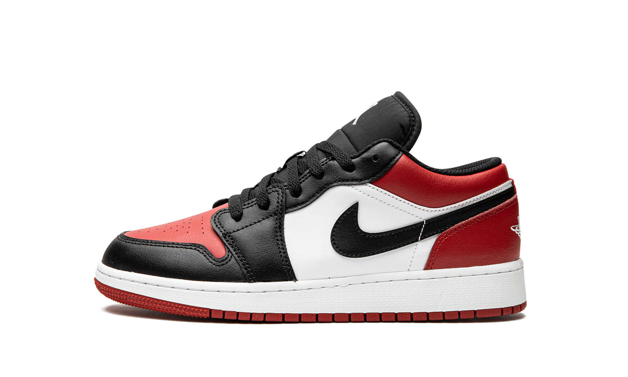 Air Jordan 1 Low GS Bred Toe 553560 612