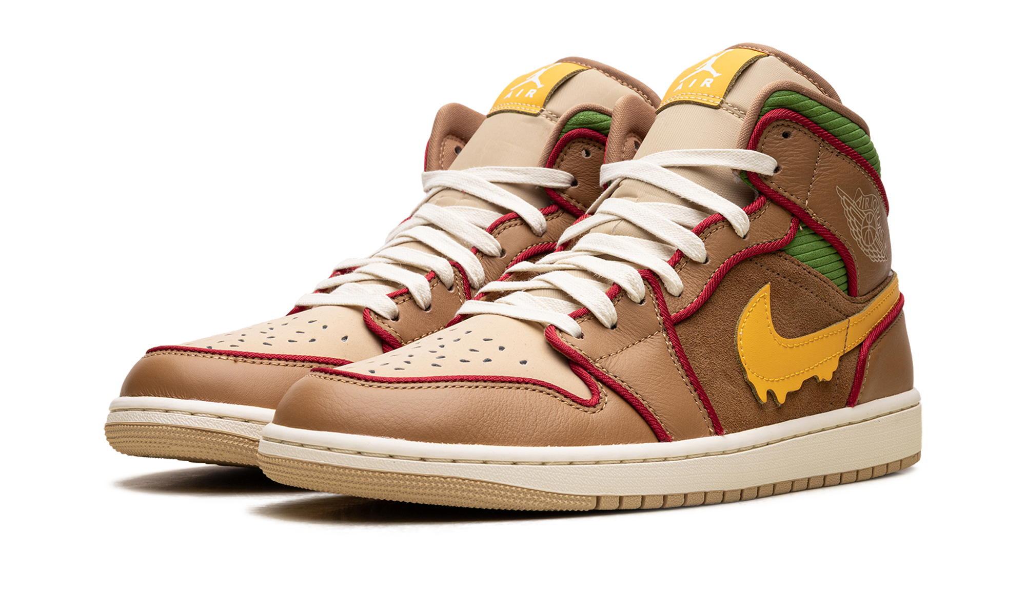 Jordan 1 Mid SE Cheeseburger IB7403 224