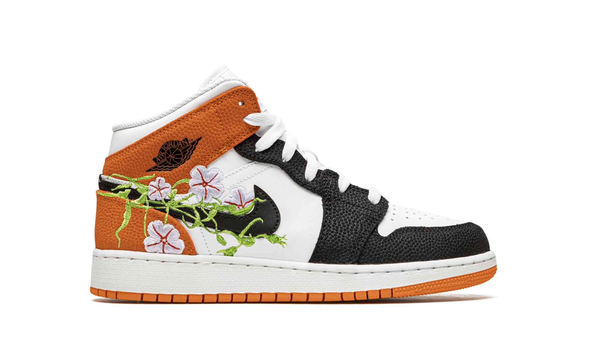 Air Jordan 1 Mid GS Basketball Blossom DQ8390 100