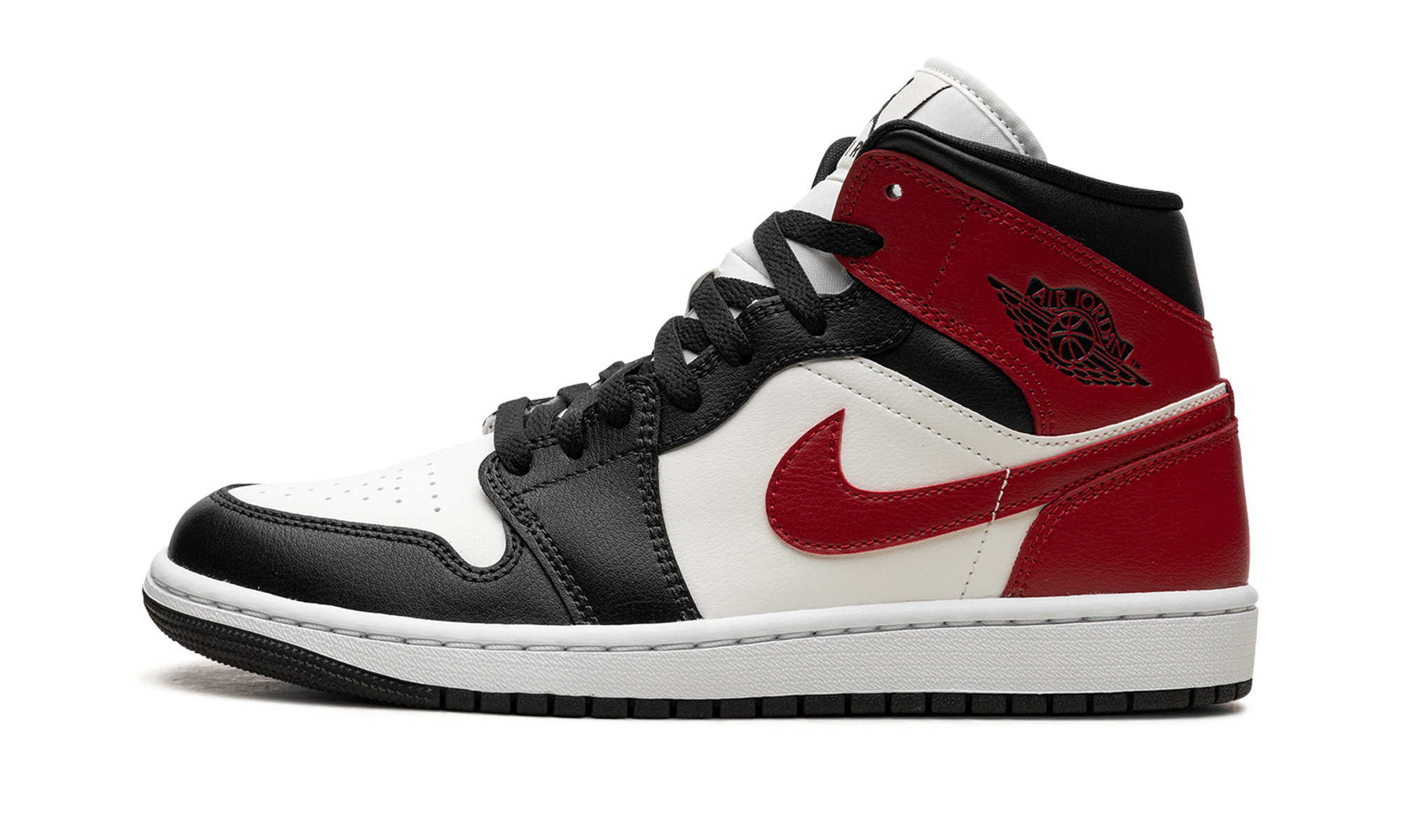 AIR JORDAN 1 MID WMNS Black Toe BQ6472 160