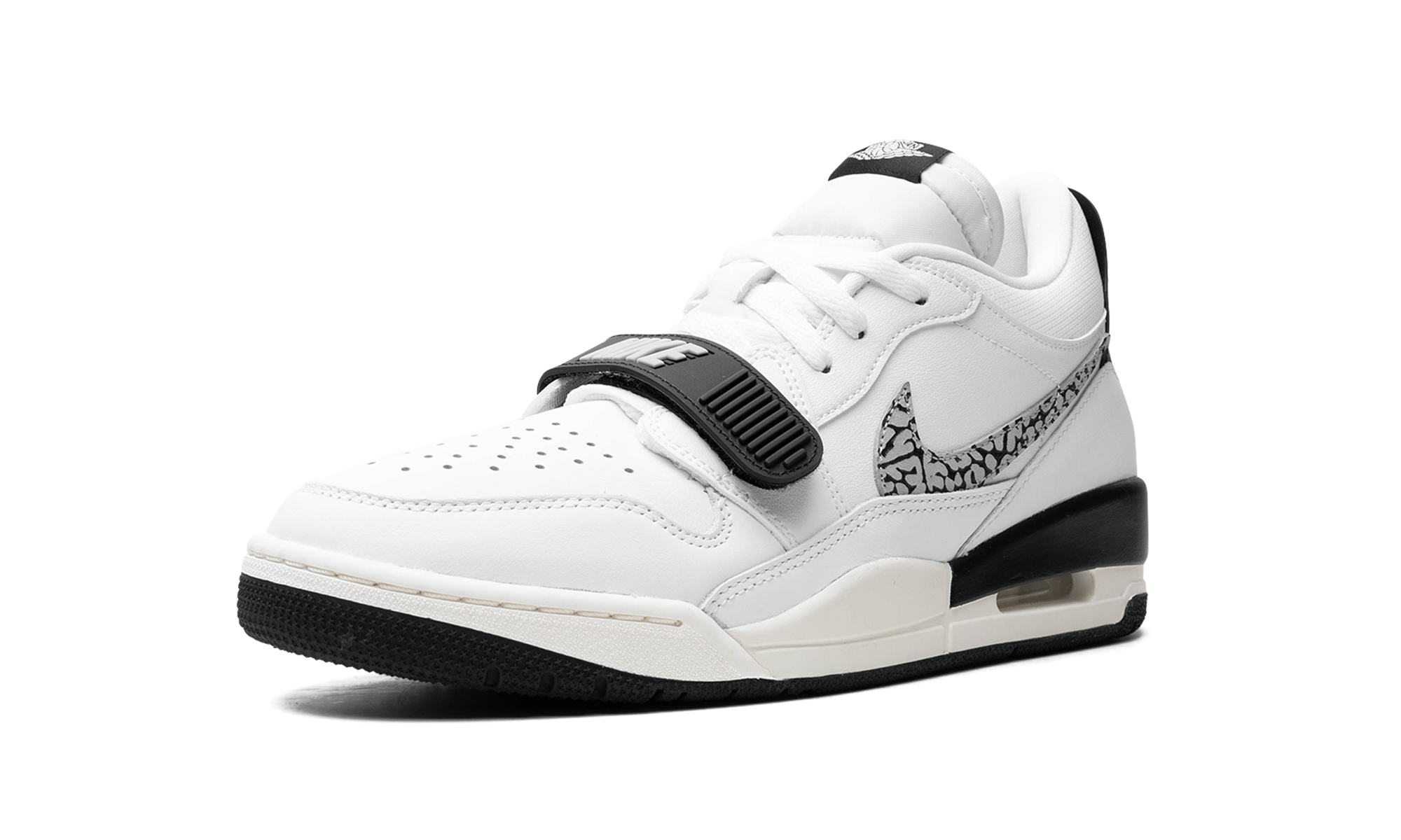 Air Jordan Legacy 312 Low White Black Elephant Swoosh CD7069 110