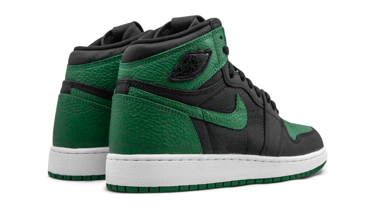 Air Jordan 1 High Retro GS Pine Green Black 575441 030