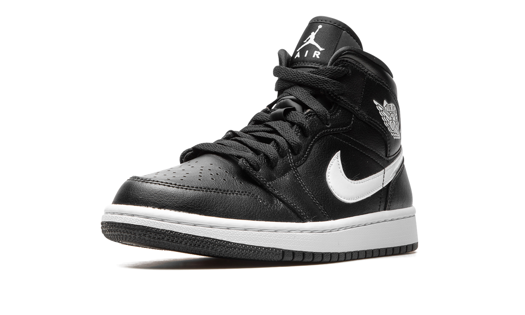 AIR JORDAN 1 MID WMNS Black / White DV0991 001