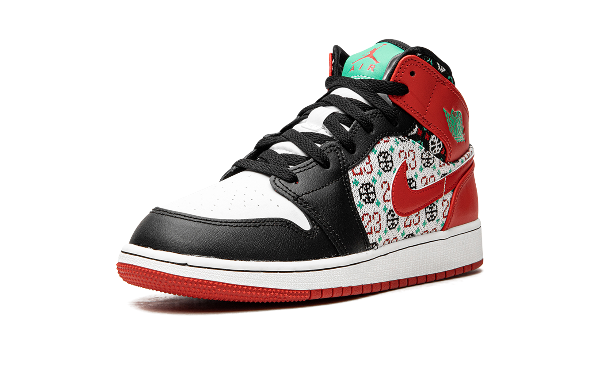 Jordan 1 Mid GS Ugly Christmas Sweater DM1208 150