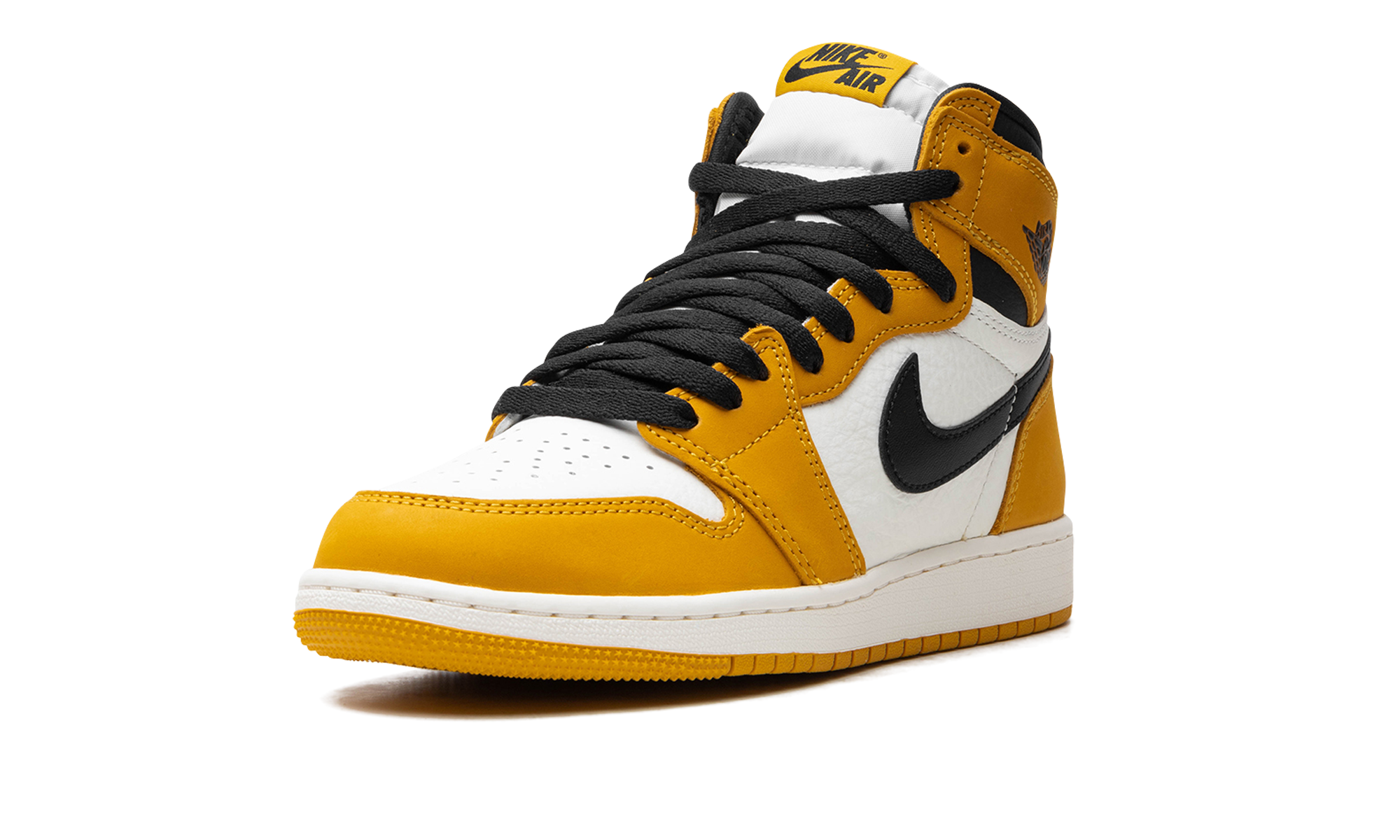 Air Jordan 1 Retro High OG GS Yellow Ochre / Black FD1437 701