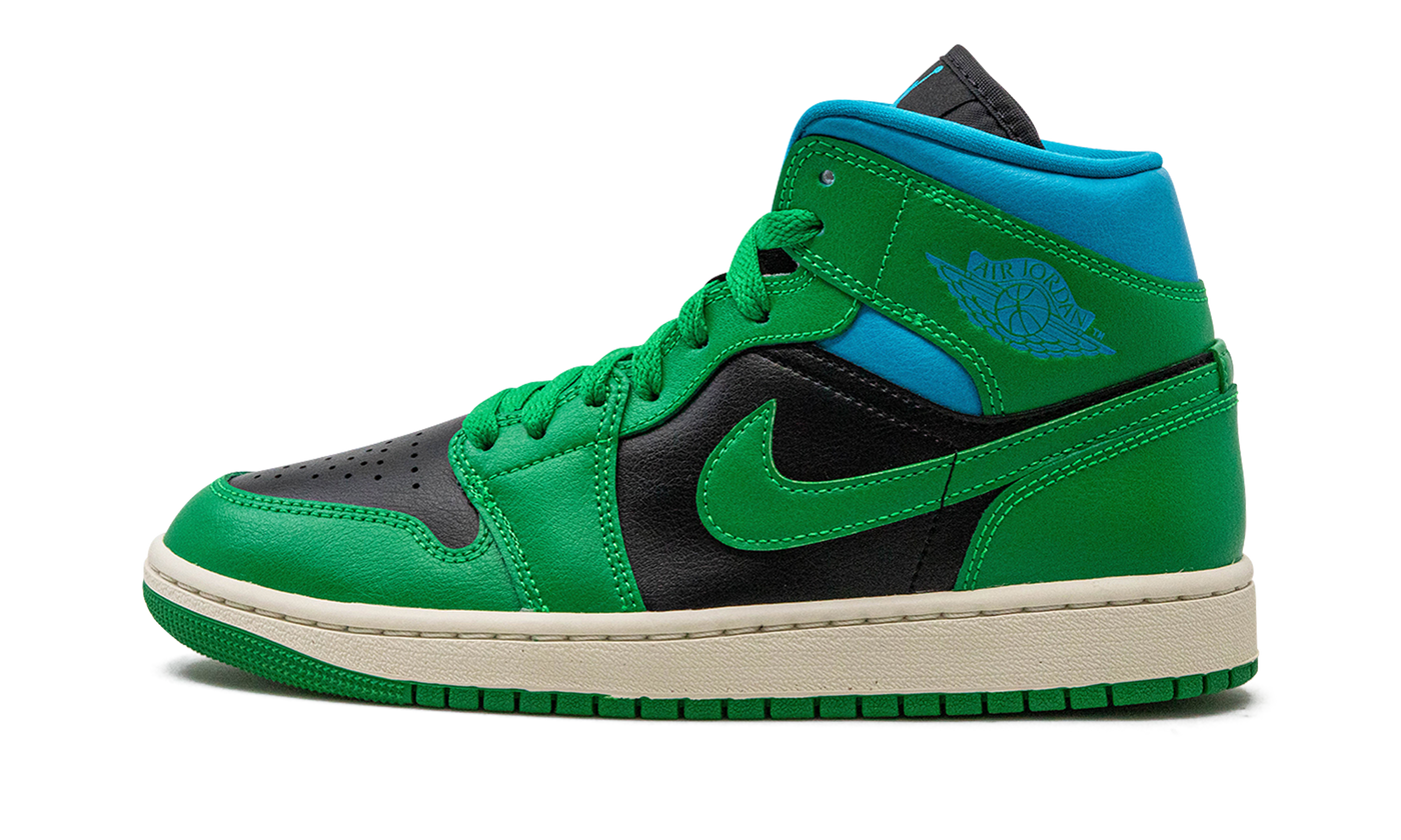 AIR JORDAN 1 MID WMNS Lucky Green Aquatone BQ6472 033
